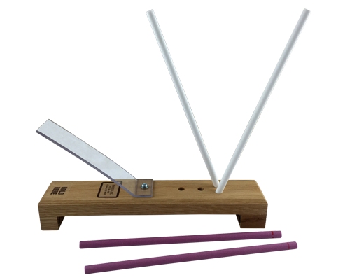 Idahone CS-24 V-type ceramic rod sharpener with hand guard