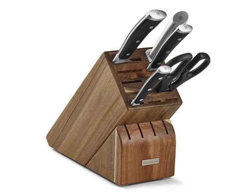 Wusthof Classic Ikon 6 pc Starter Set with Acacia Block