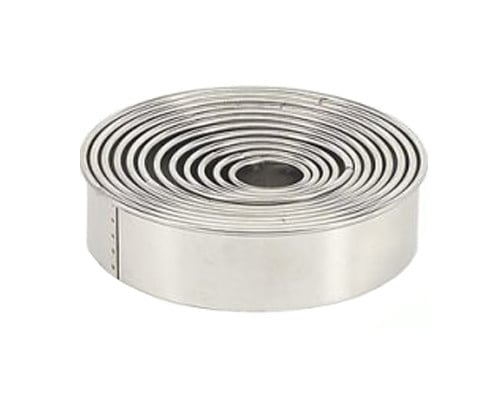 Ateco Plain Round Cutters Set of 12