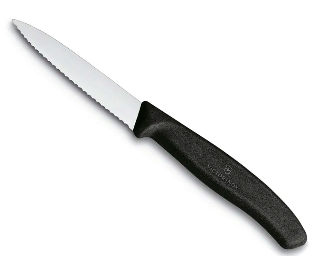 Victorinox Black Handle Serrated Paring Knife