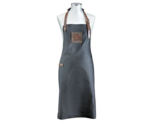 F. Dick Black Leather Apron