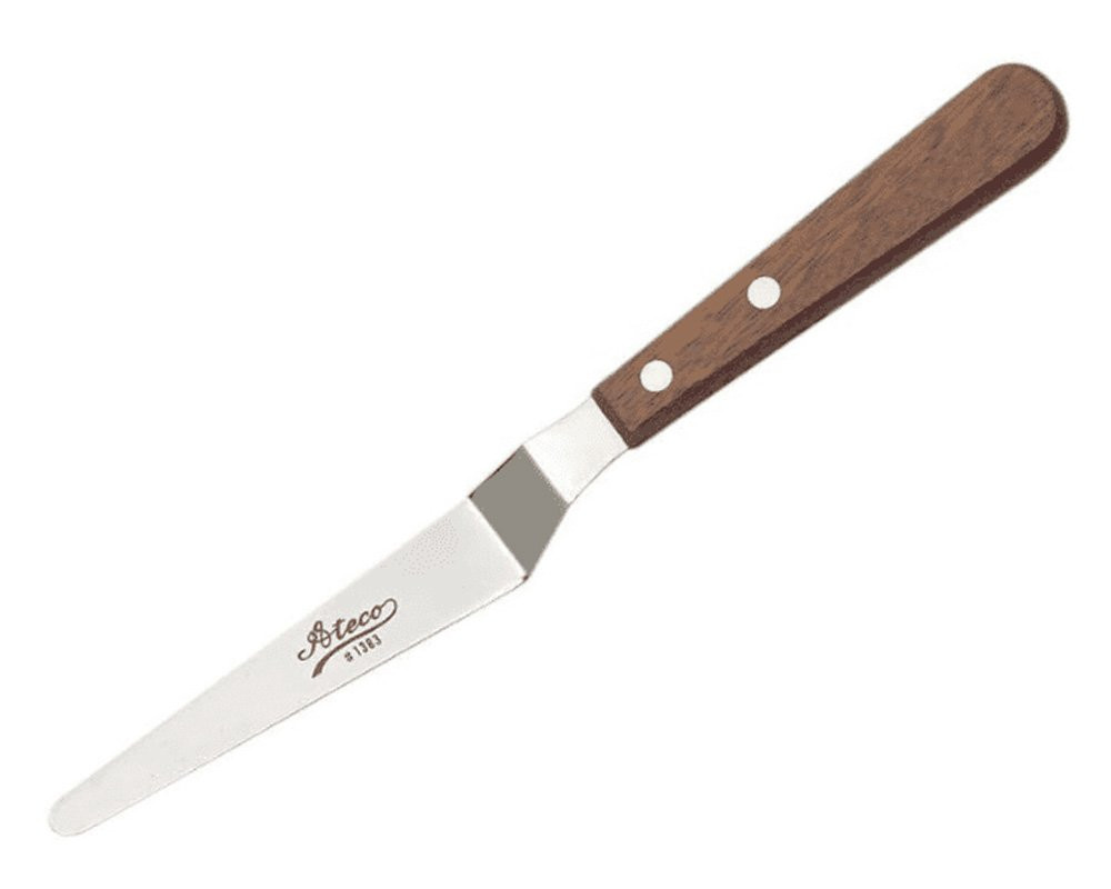 Ateco 5 in. x 3/4 in. Off-Set Icing Spatula