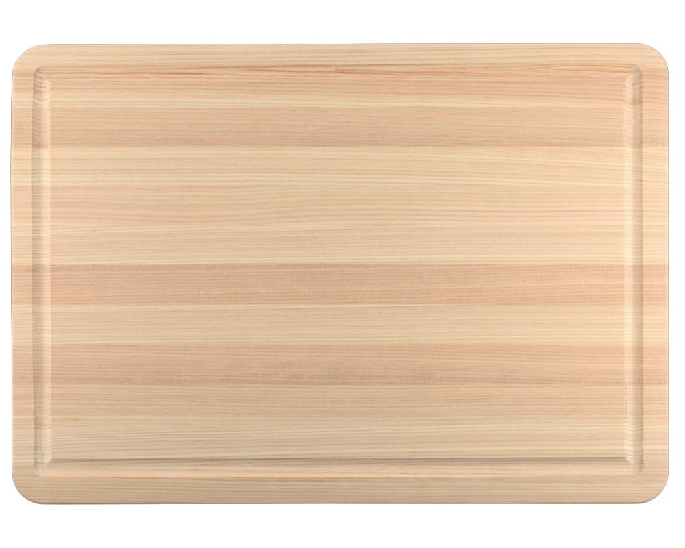 Shun Large Hinoki Cutting Board with Juice Groove