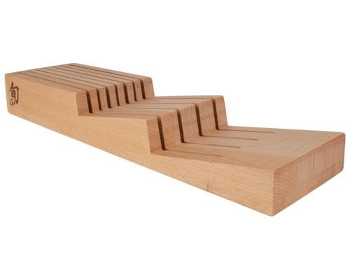 Shun 7 Slot In Drawer Knife Tray side