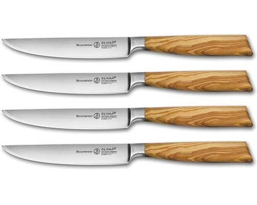 Messermeister Oliva Elite Fine Edge Steak Knives