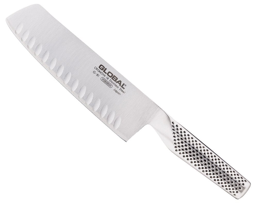 Global 180mm Hollow Edge Nakiri