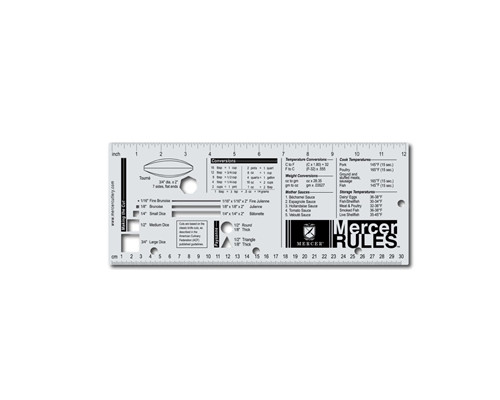 Mercer Culinary Cut Ruler Reference Tool