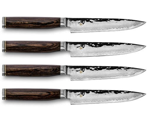 Shun Premier 4 Piece Steak Knife Set