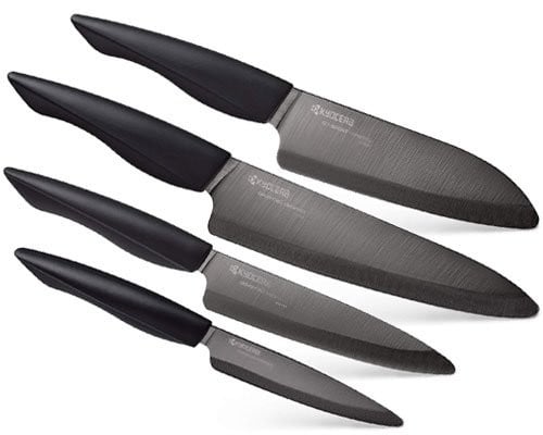 Kyocera Innovation Black 4 Piece Knife Set