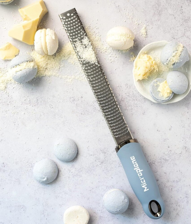 Microplane Premium Classic Zester with Sky Blue Handle | KnifeMerchant.com