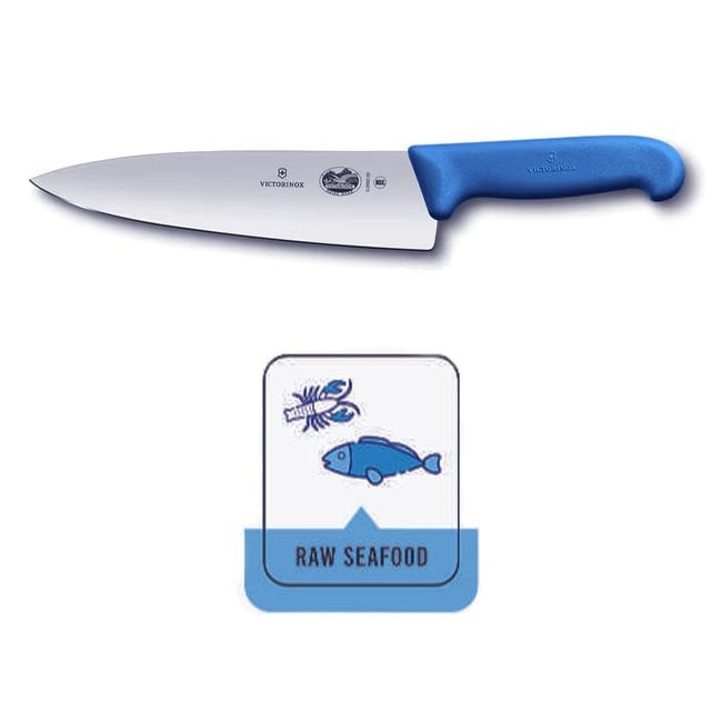 ブルーフィン Victorinox Fibrox Pro 8 in. Chef Knife Blue Handle | Knife Merchant