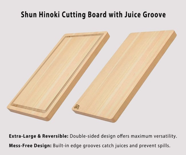 SHUNページ Shun 20 x 14 in. Hinoki Cutting Board | Knife Merchant