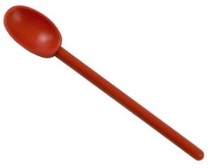 Matfer Bourgeat 12 in. Exoglass Spoon- Red 