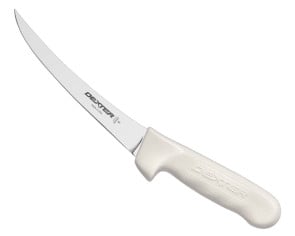 Sani-Safe 6 in Curved Narrow Boning Knife