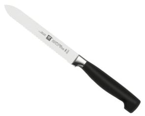 Zwilling Four Star 5 in. Serrated Utility Knife
