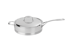 Demeyere Atlantis 11 in. Low Saute Pan with Lid
