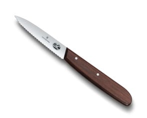 Victorinox Hardwood 3 1/4 in. Serrated Paring Knife