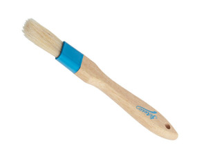 Ateco 1 in. Pastry Brush with Boar Bristles and Plastic Ferrule