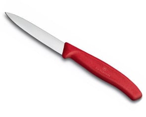 Victorinox Swiss Classic 3.25 in. Paring Knife, Red Handle