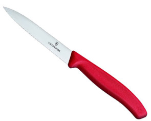 Victorinox Swiss Classic 4 in. Serrated Paring Knife Red Handle