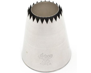 Ateco 795 Sultan Flat Cone Piping Tip