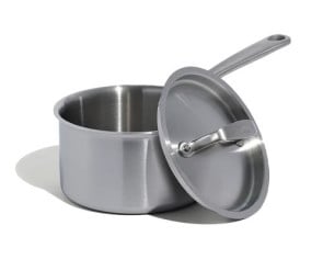 Made In 2-Quart Stainless Steel Saucepan | Professional 5-Ply Clad Cookware