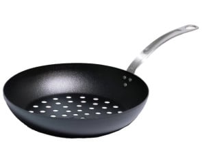 Made In Carbon Steel Perforated Frying Pan