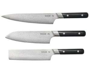 Made In Japanese Damascus Steel 3-Piece Knife Set