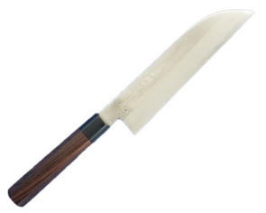 Minonokuni Sakura Damascus 210mm Kama-Usuba