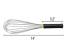 Matfer Bourgeat 14 in. Piano Wire Exoglass Whip