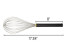 Matfer Bourgeat 17 3/4 in. Balloon Shaped Exoglass Egg Whisk