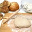 Norpro Scandinavian Dough Whisk in use