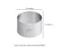 Ateco 3.25 x 1.75 Round Ring Mold