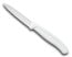 White Handled Serrated Paring Knife