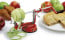 Norpro Apple-Master Peeler Slicer Corer in use