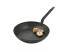 Paderno 9 1/2 in. Black Steel Frying Pan