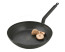 Paderno 14 1/8 in. Black Steel Frying Pan