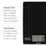 Escali Arti-Glass Shiny Silver Kitchen Scale