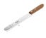 Ateco 8 in. x 1 1/4 in. Flat Icing Spatula with Wood Handle