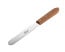 Ateco 6 in. x 1 1/4 in. Flat Icing Spatula with Wood Handle