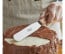 Ateco 6 in. x 1 1/4 in. Flat Icing Spatula with Wood Handle