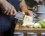 F. Dick Nitro Chef Knife with onion