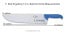F. Dick ErgoGrip 14 in. Butcher Knife Measurements