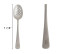 Mercer 7 7/8 in. Perforated Plating Spoon 