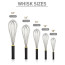 Matfer Bourgeat Whisk Sizes