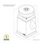 Harvest Grain Mill - measurements 