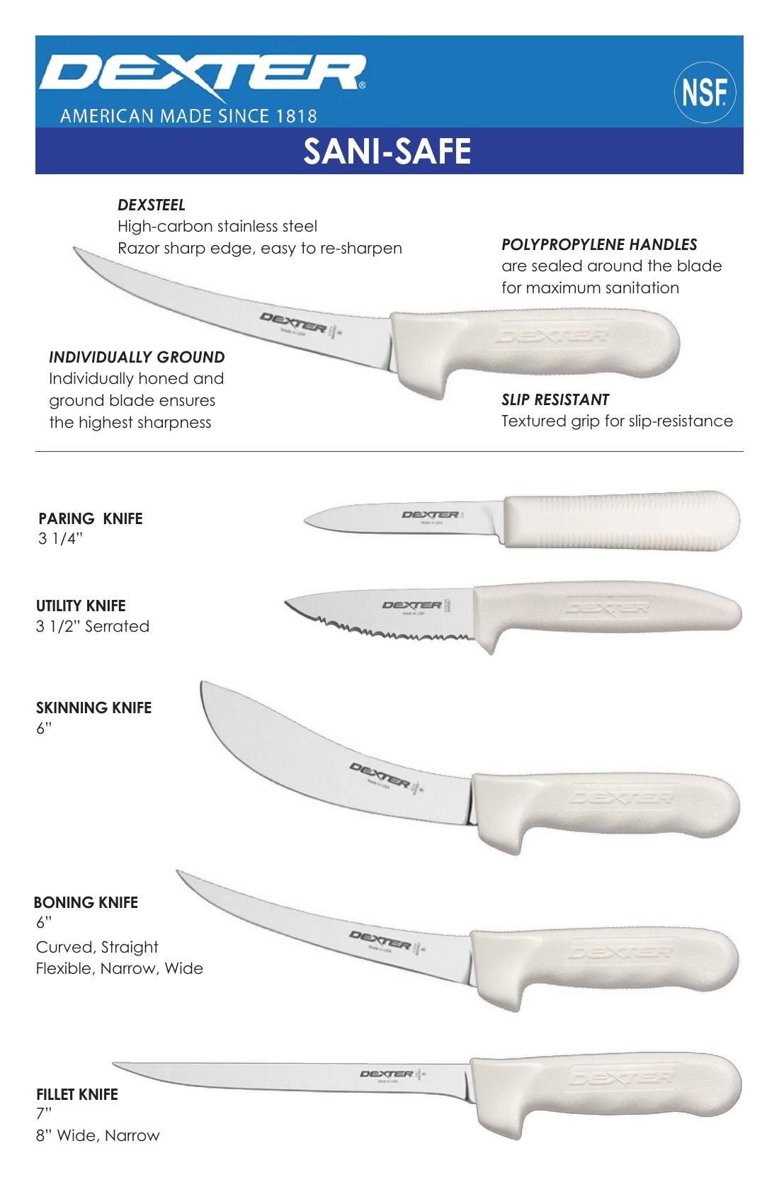 Dexter Sani-Safe knives