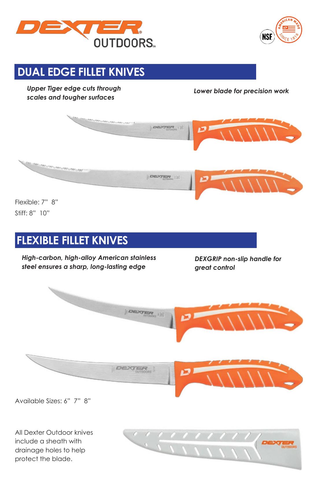 Dexter Outdoors fillet knives