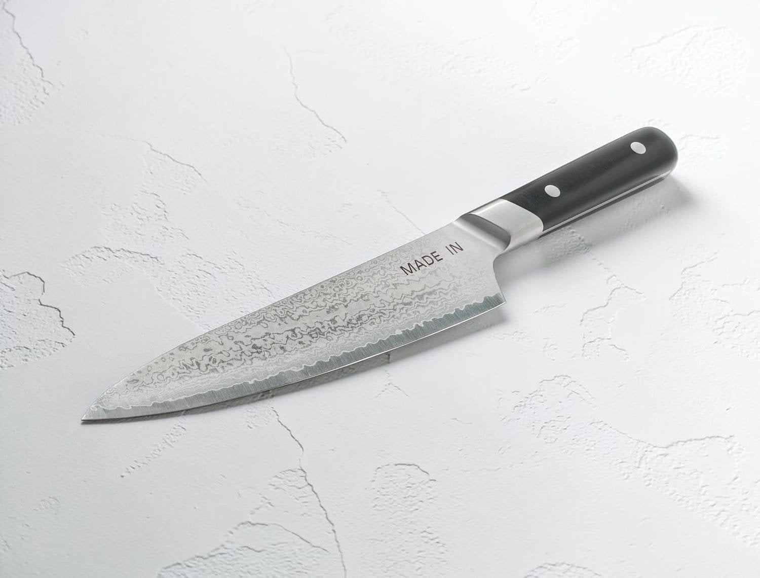 Made In Japanese Damascus knives