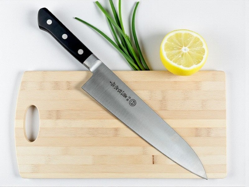 A Kikuichi Elite Carbon Steel knife.